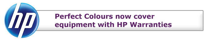 Perfect Colours now cover equipment with HP Warranties