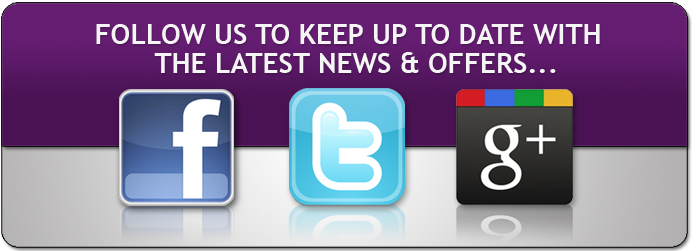 Follow us for the latest news, events and offers