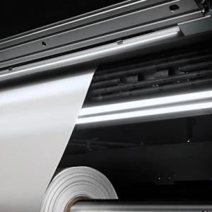 HP Latex 3100 close up of media roll