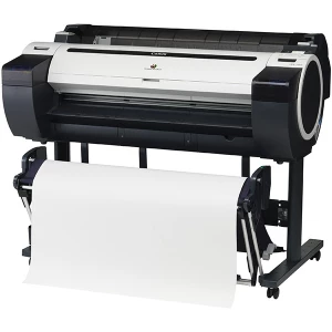 Canon iPF780 side alt image with paper in media bin