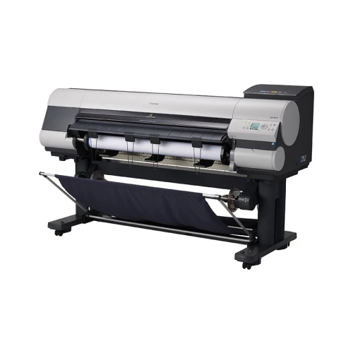 Canon iPF815 side shot with media basket