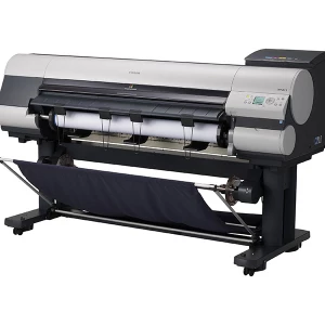 Canon iPF815 side shot with media basket