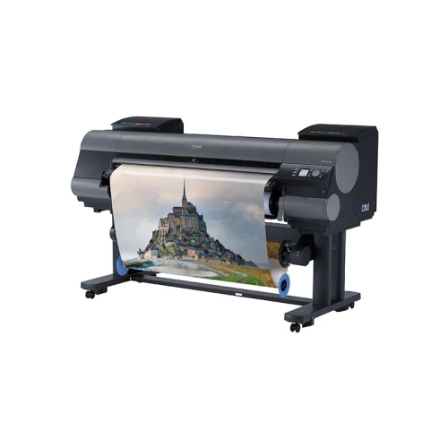 Canon iPF8400S printing onto tension bar