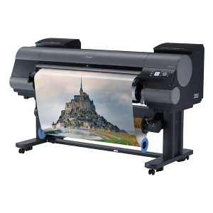 Canon iPF8400S printing onto tension bar