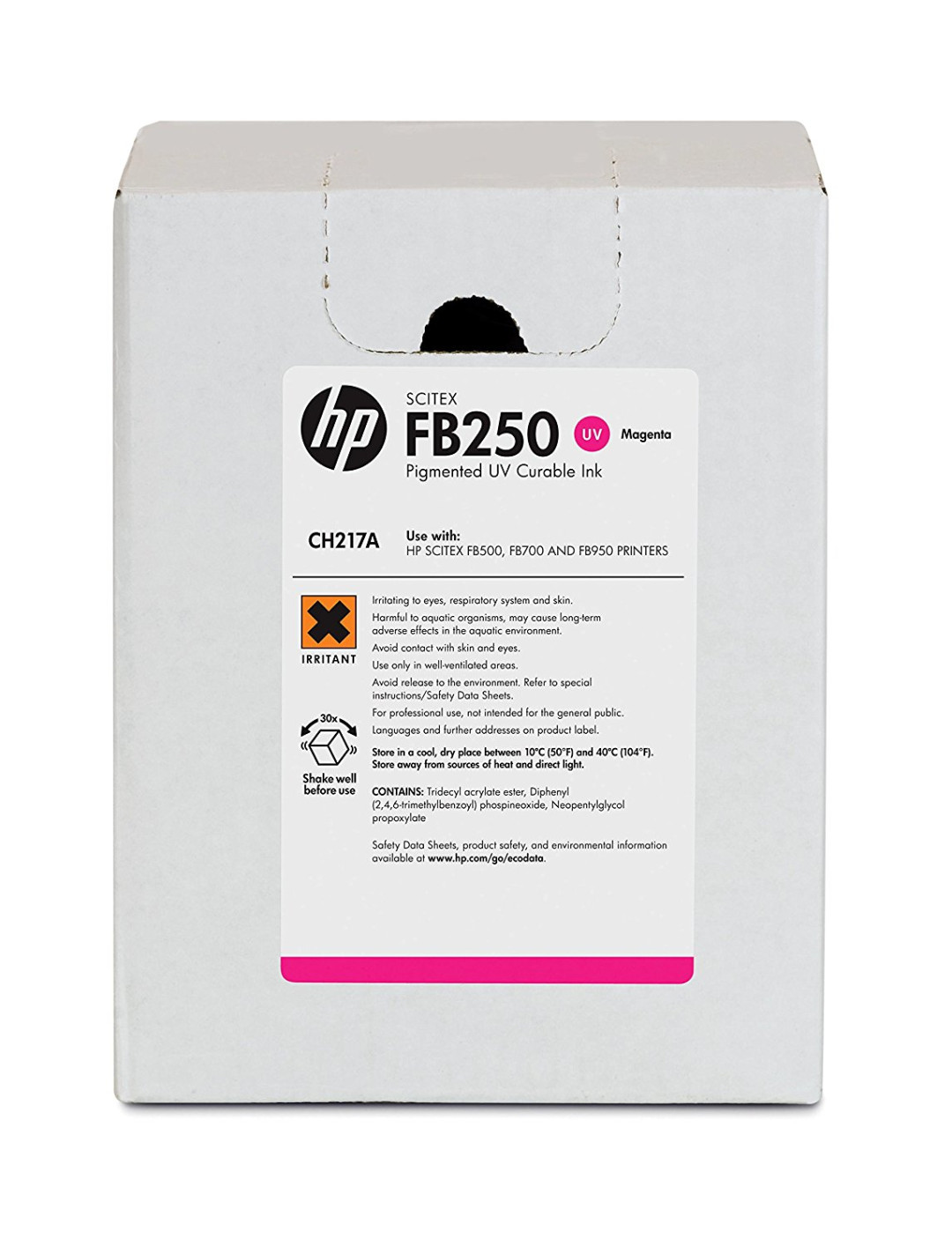 HP FB250 UV Curable Ink Magenta 3000ml