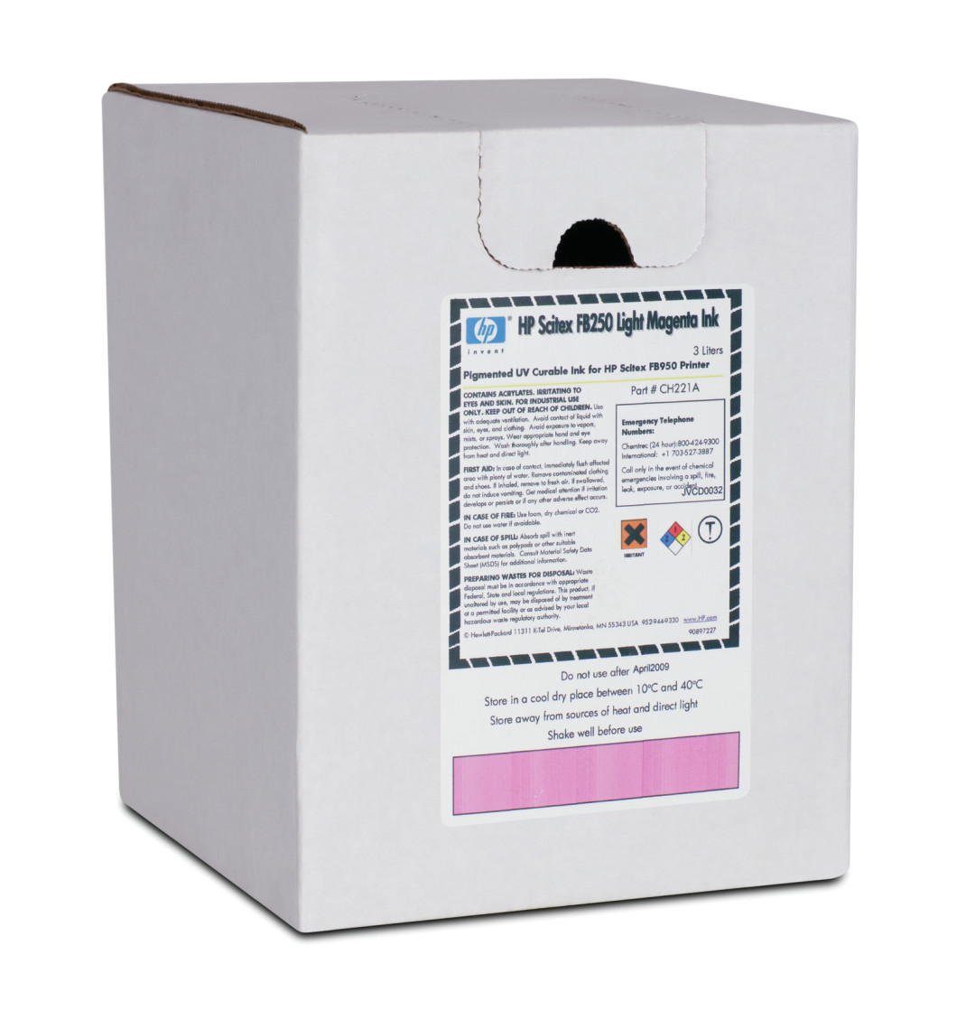HP FB250 UV Curable Ink Light Magenta 3000ml
