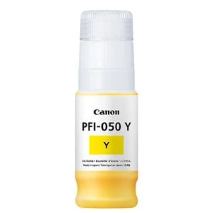 Canon - PFI-050 Yellow (Y) -70ml Ink Bottle - small thumbnail