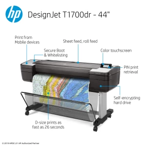 HP Designjet T1700 left facing