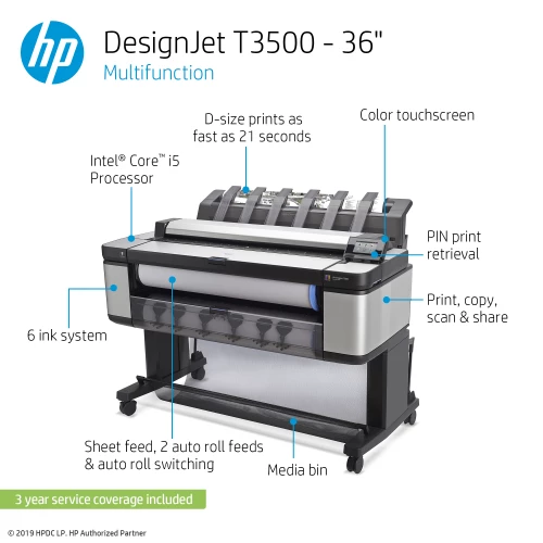 HP Designjet T3500 perspective shot