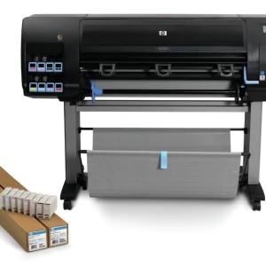 HP Designjet Z6200 Photo Printer Series with media and inks
