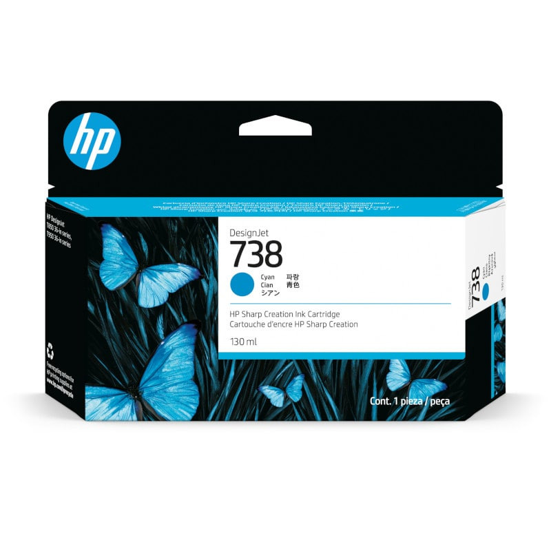 No. 738 Ink Cartridge Cyan - 130ml