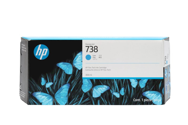No. 738 Ink Cartridge Cyan - 300ml