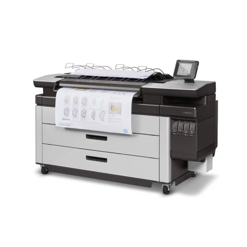 HP PageWide XL 4000 printing monochrome print