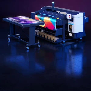 HP Latex R530 printer front view