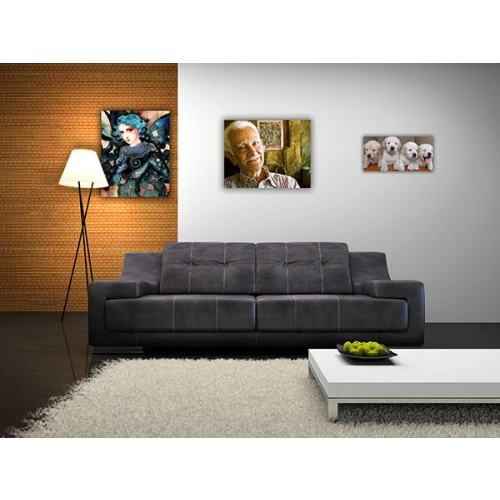 Photo Print Framing in the bedroom 
