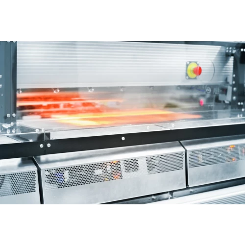 HP Latex 3000 close up on curing element 