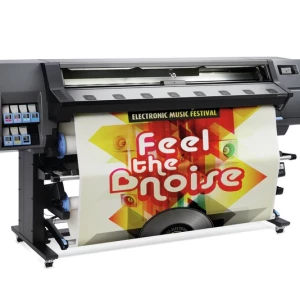 HP Latex 330 left side with output