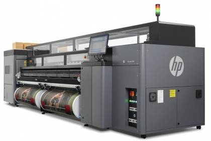 HP Latex 3500 right hand image with dual roll and control centre