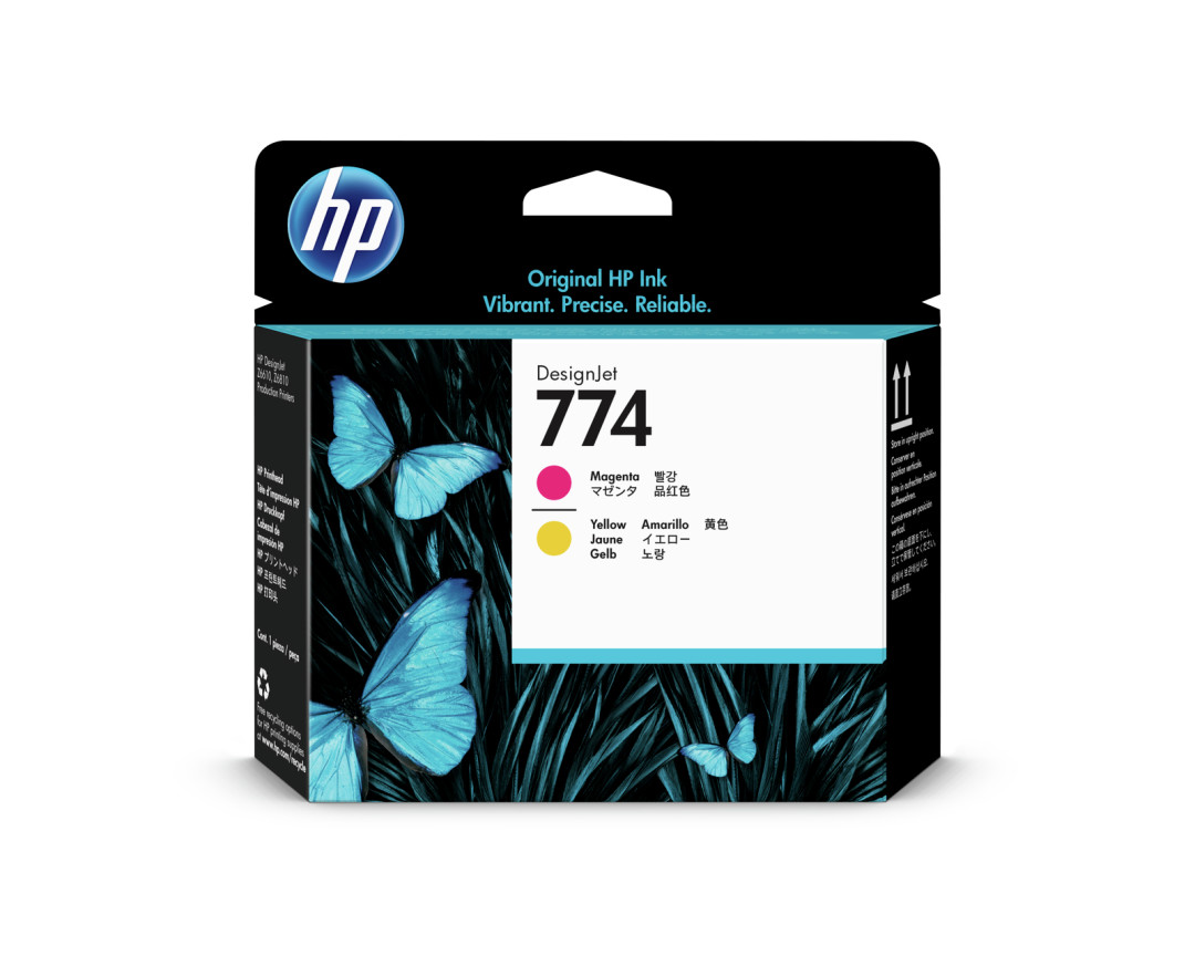 HP No. 774 Ink Printhead - Magenta & Yellow