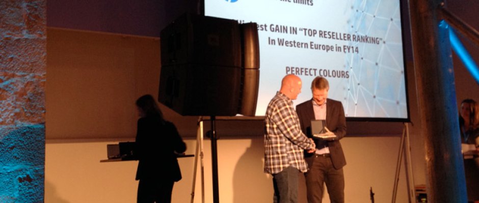 Perfect Colours 'Top Reseller Ranking' in Western Europe