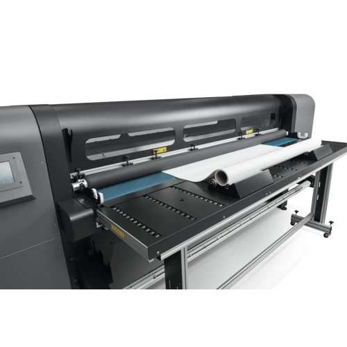 HP Scitex FB 750 printing using new roll holder
