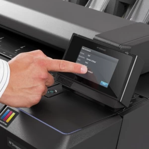 HP Designjet T2500 Touch Screen Usability
