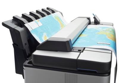 HP Designjet T3500 close up scanning