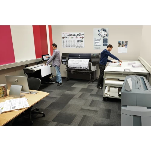 HP Designjet T7200 being used in a reprographics environment 