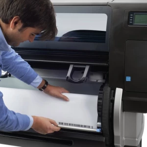 HP Designjet T7200 front media loading