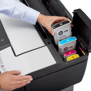 HP Designjet T830 24in inks in printer