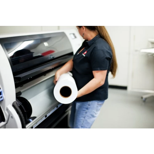 HP Designjet T7100 front loading image - customer image