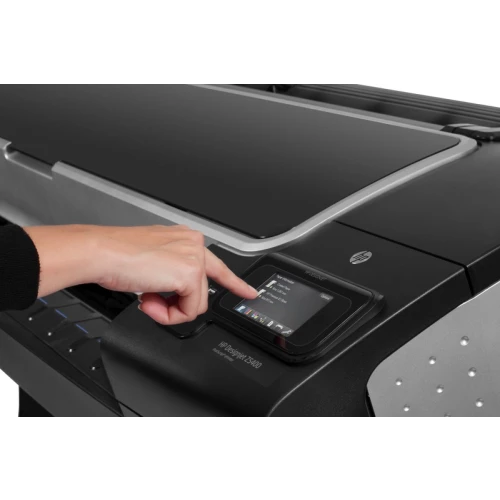 HP Designjet Z5400PS Photo Printer touch screen usability 