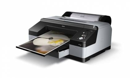 Epson Stylus Pro 4900 Side image with print