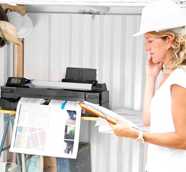Large format technical printers