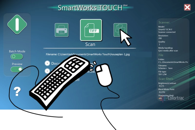Colortrac SmartWorks Touch