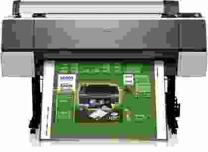 Epson Stylus Pro 9900 with full colour graphics poster print