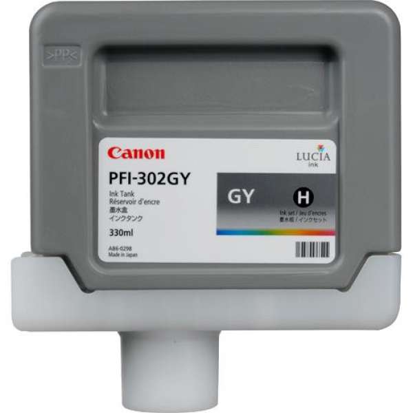 Canon PFI-302GY 330ml Grey