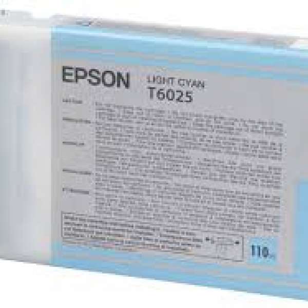 Epson Light Cyan Ink Cartridge 110ml (T602500)