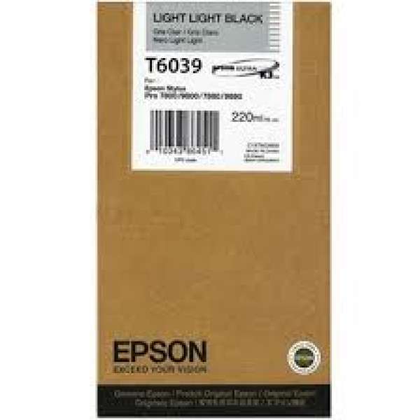 Epson Light Light Black Ink Cartridge 220ml (T603900)