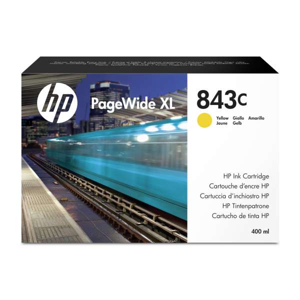 HP No. 843C Ink Cartridge Yellow -400ml