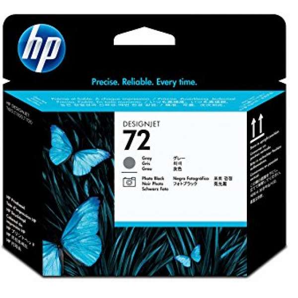 HP No. 72 Ink Printhead - Grey & Photo Black