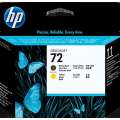 HP No. 72 Ink Printhead - Matte Black & Yellow