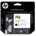 HP No. 792 Yellow & Black Printhead
