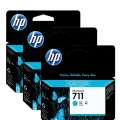 HP No. 711 Triple pack Cyan - 29ml