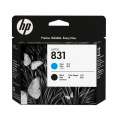 HP No. 831 Cyan and Black Printhead