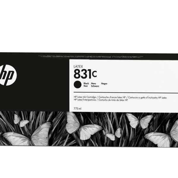 HP No. 831C Latex Ink Cartridge Black - 775ml