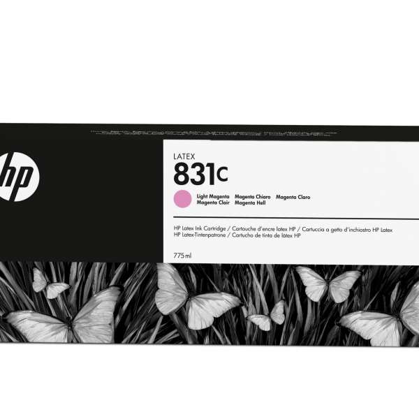 HP No. 831C Latex Ink Cartridge Light Magenta - 775ml