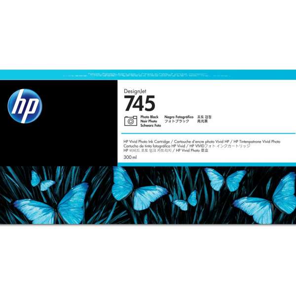 HP No. 745 Ink Cartridge Photo Black - 300ml