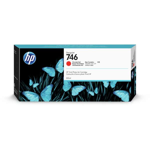 HP No. 746 Ink Cartridge Chromatic Red - 300ml