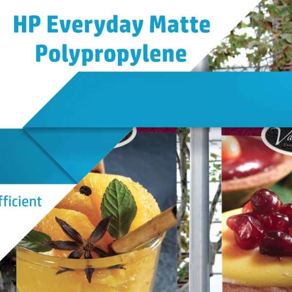 HP Everyday Matt Polyproplene 914mm x 30.5m (2 x rolls per box)